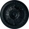 Ekena Millwork Oslo Ceiling Medallion (Fits Canopies up to 7 5/8"), Hand-Painted Night Shade, 38 3/8"OD x 2 7/8"P CM38OSNSF - alternate 1